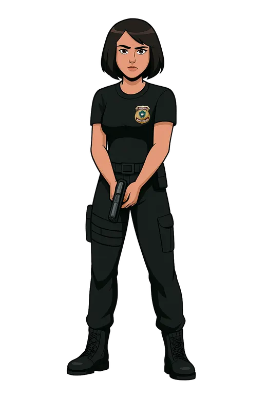 Retrato de Brenda - Policial
