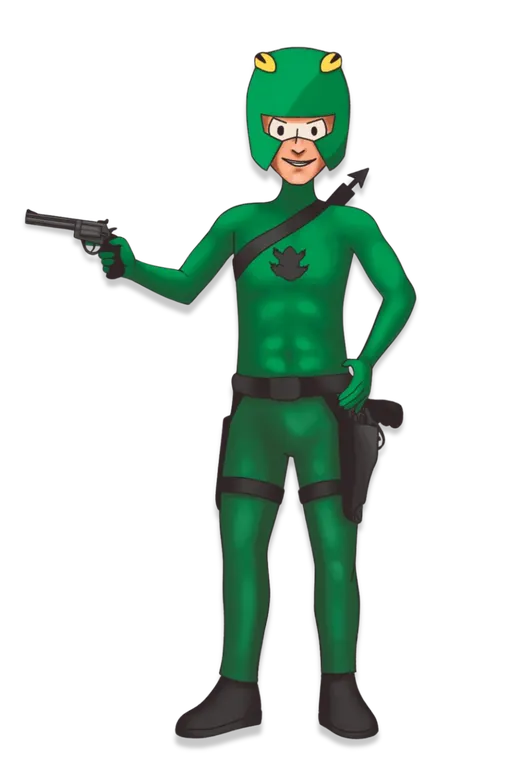Retrato de Sandro - Homem Sapo